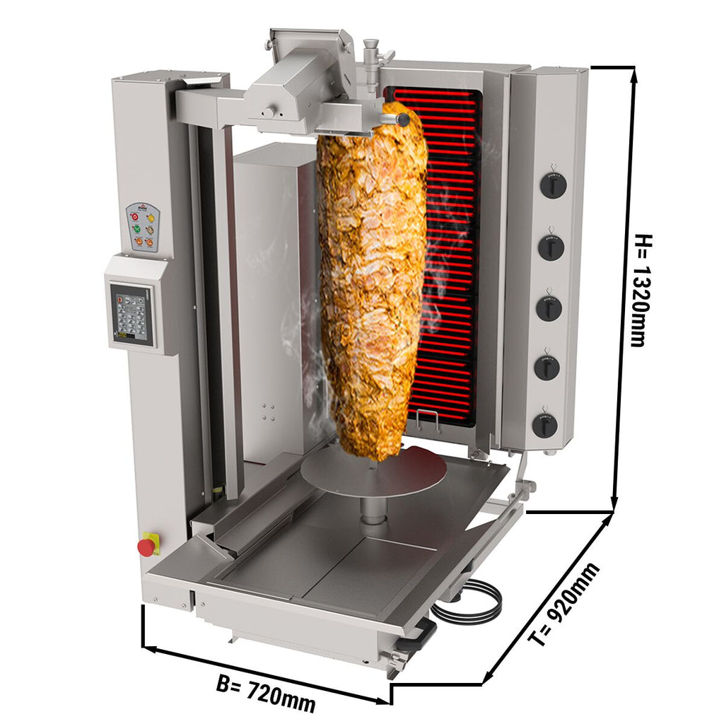 Electric rotary robot - 5 burner - max. 120 kg