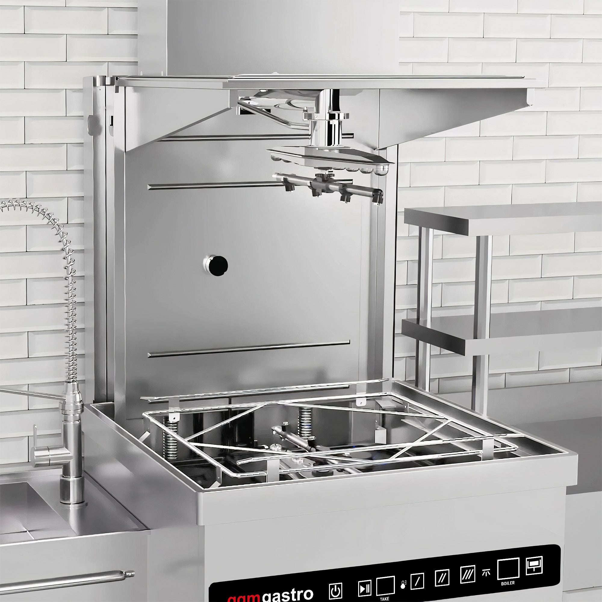 Current Type Dishwasher - Digital - 8.7 kW - heat recovery, detergent, brightener and evacuation pump