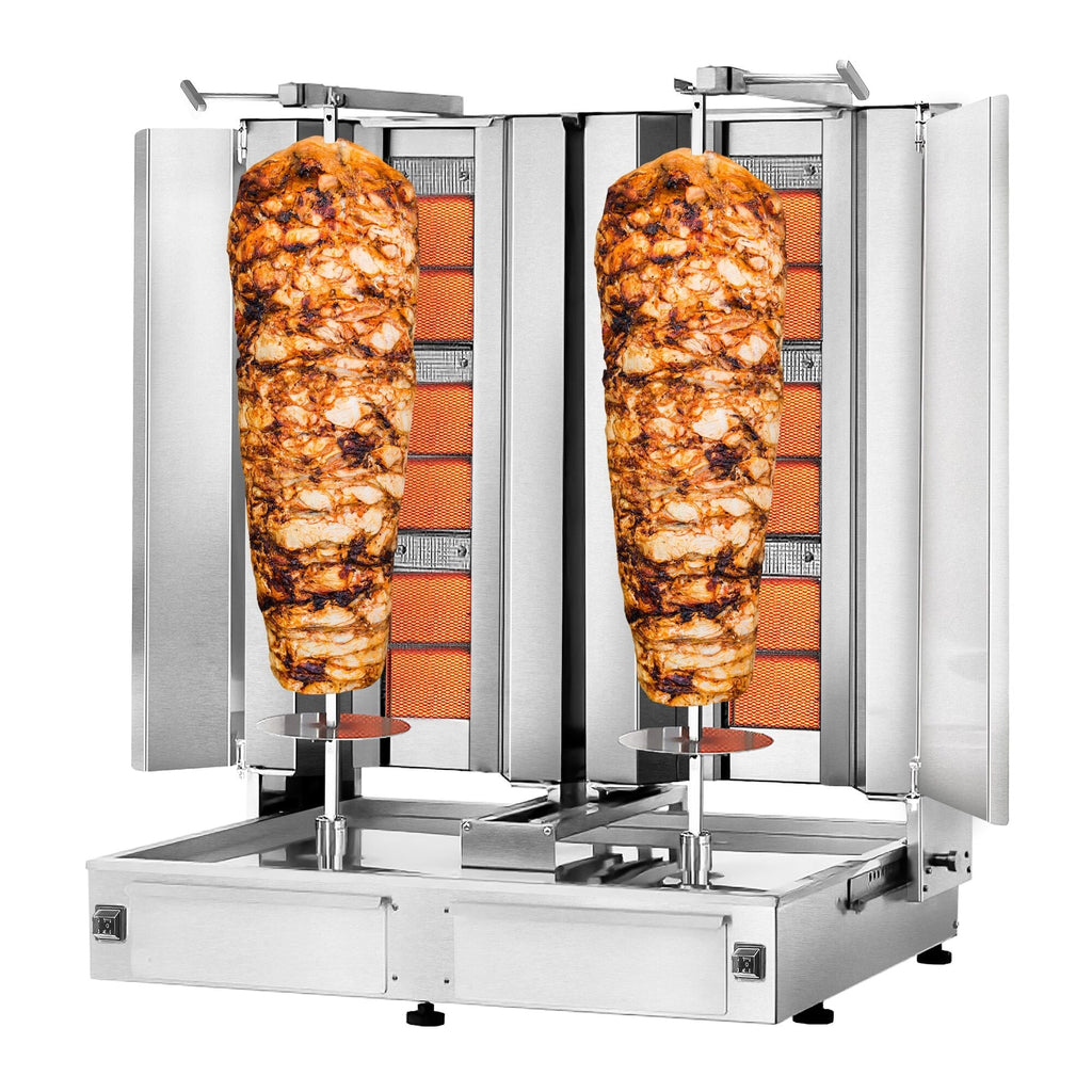 Gasli rotary quarry - 3 + 3 burner - max. 80 kg - including protective sheet and wings