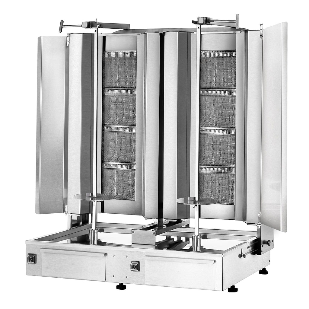 Gasli Doner Quarry - 4 + 4 burner - Max. 120 kg - including protective sheet and wings