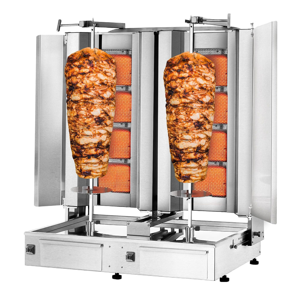 Gasli Doner Quarry - 4 + 4 burner - Max. 120 kg - including protective sheet and wings