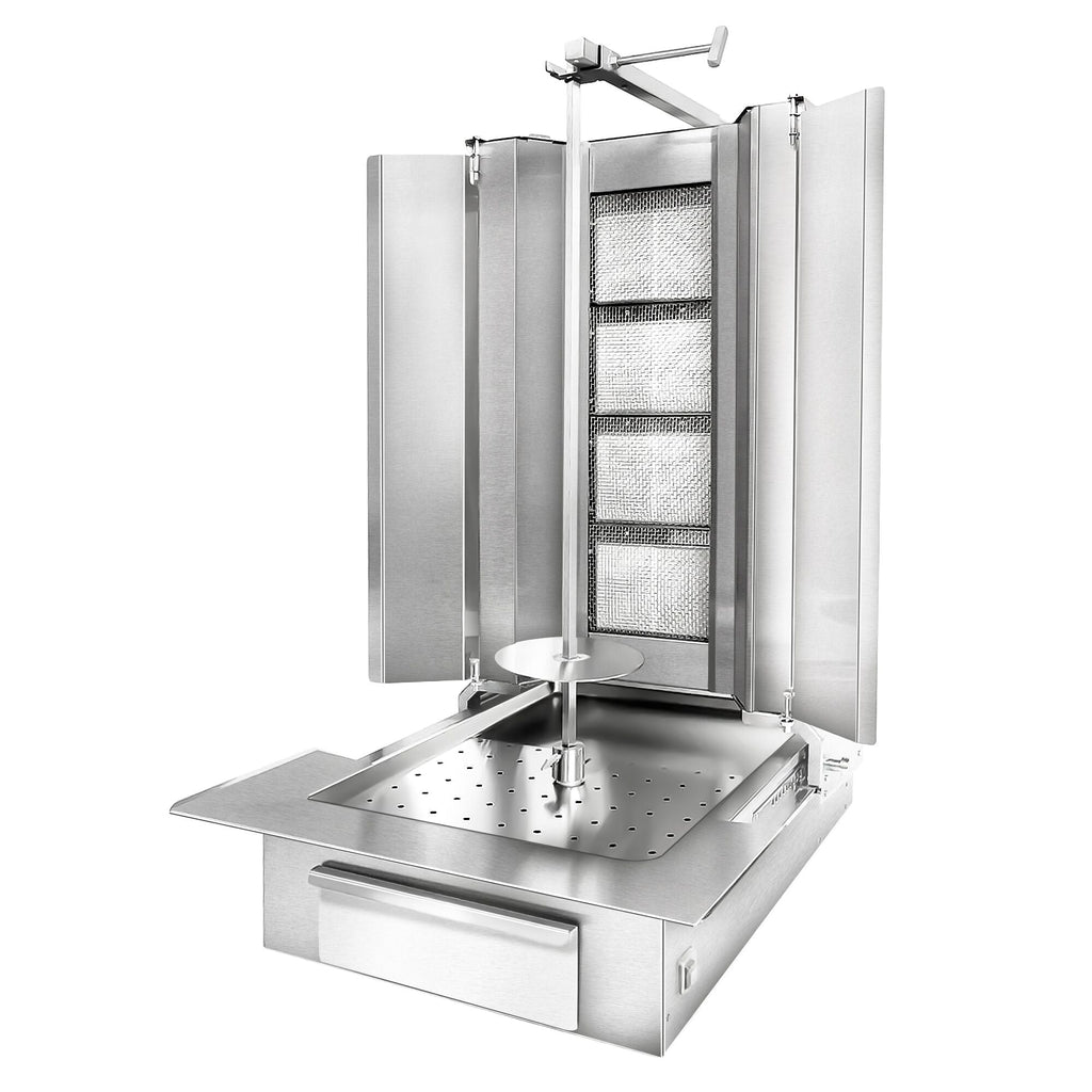 Gasli Doner Quarry - 4 burner - Max. 60 kg - including protective sheet and wings