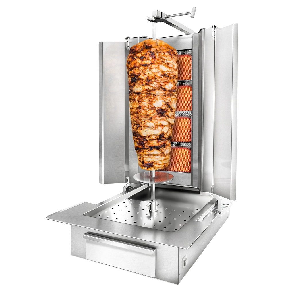 Gasli Doner Quarry - 4 burner - Max. 60 kg - including protective sheet and wings