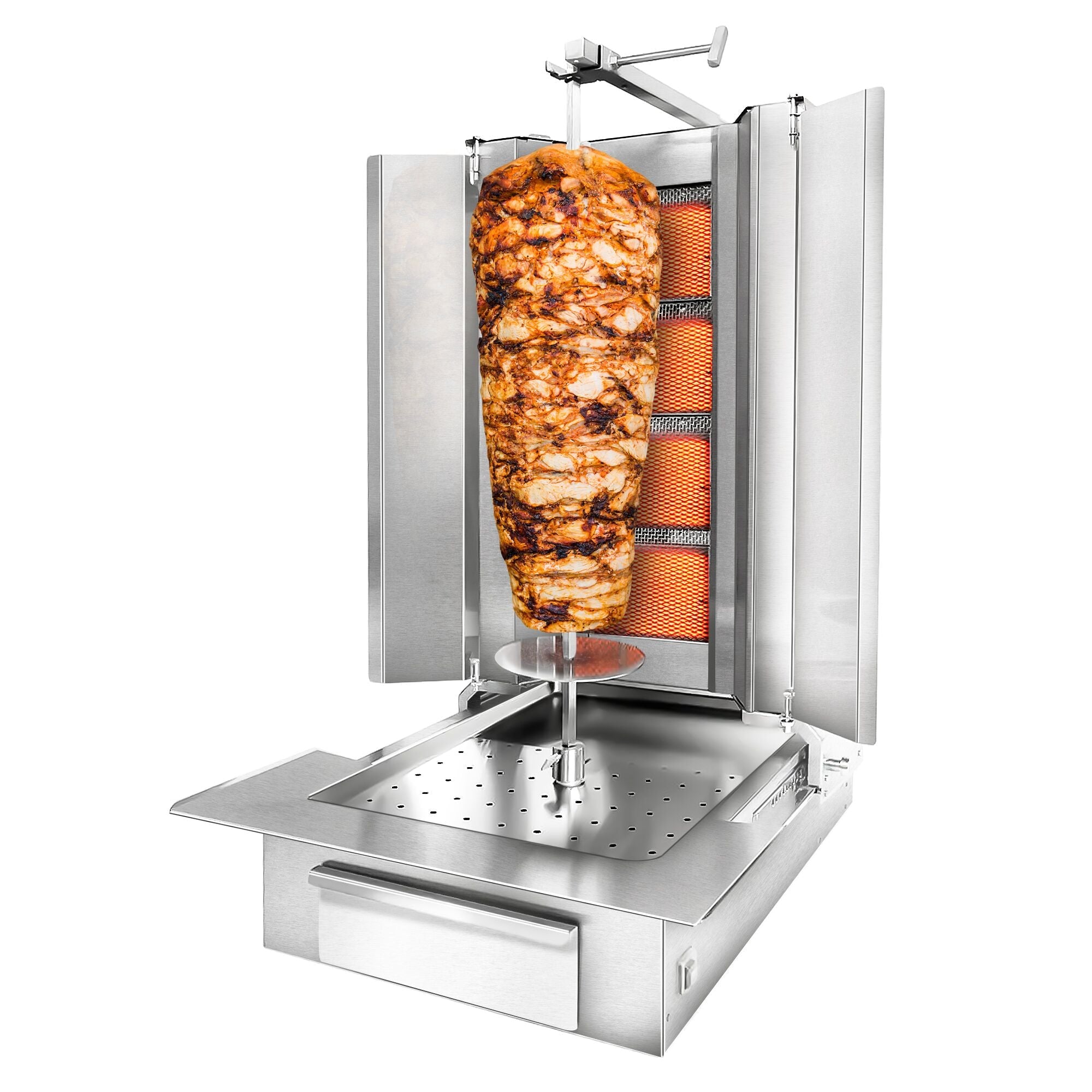 Gasli Doner Quarry - 4 burner - Max. 60 kg - including protective sheet and wings