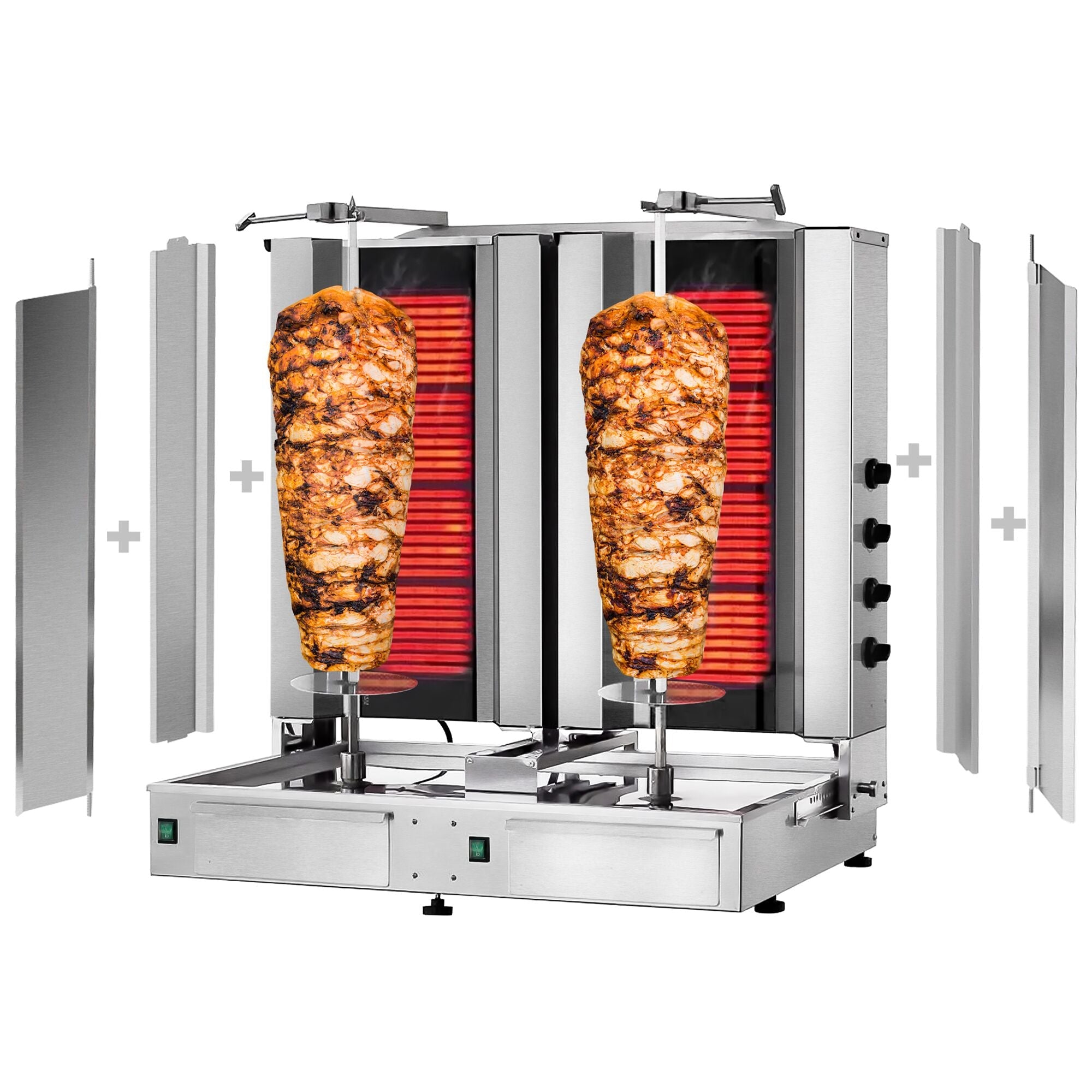 Electric Doner Quarry - 4+4 Eye - Max. 120 kg - including wings