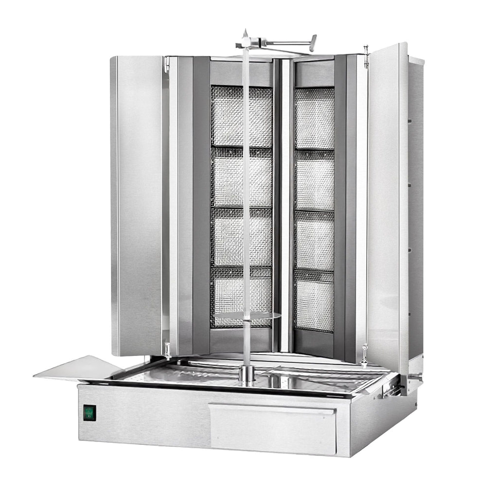 Gasli Doner Quarry - V Model - 4 + 4 burner - Max. 100 kg - including wings