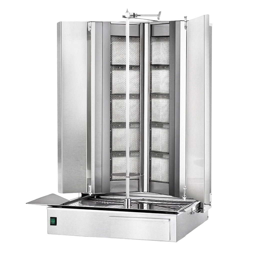 Gasli Doner Quarry - V Model - 5 + 5 burner - Max.  120 kg - including wings