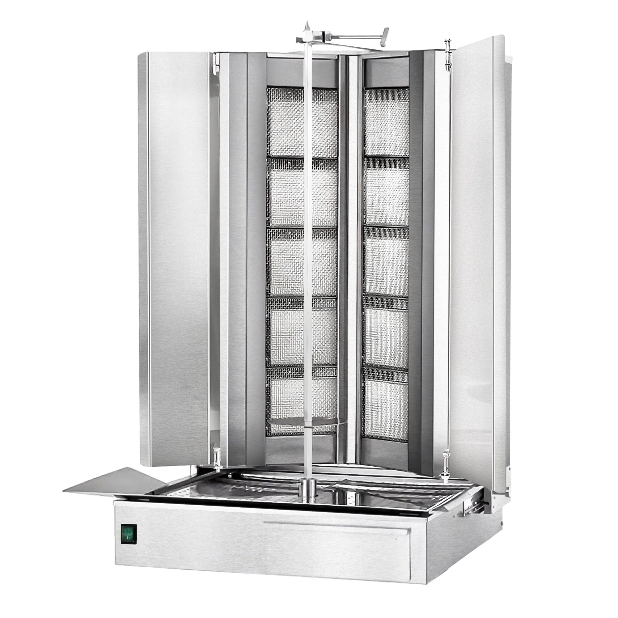 Gasli Doner Quarry - V Model - 5 + 5 burner - Max.  120 kg - including wings
