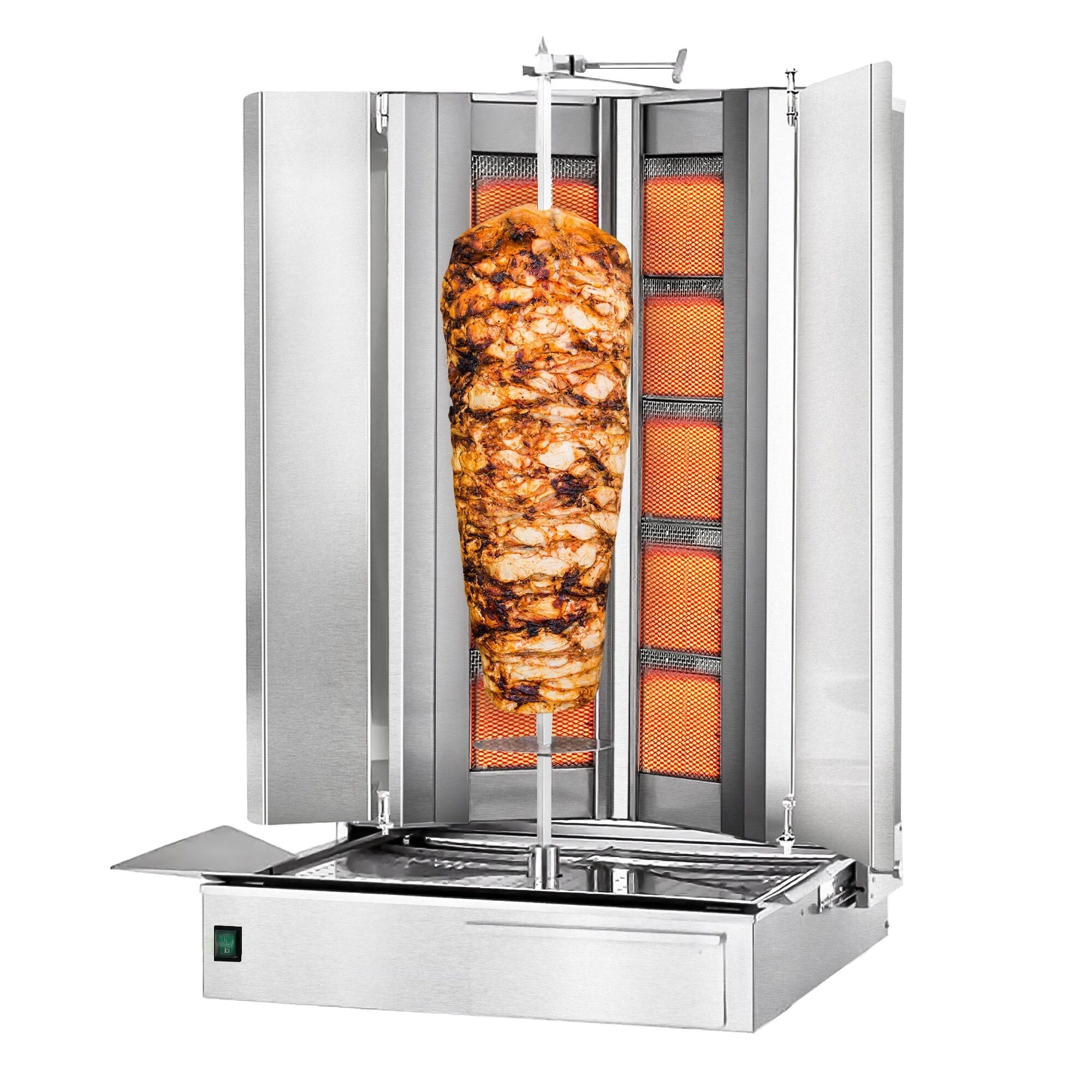 Gasli Doner Quarry - V Model - 5 + 5 burner - Max.  120 kg - including wings