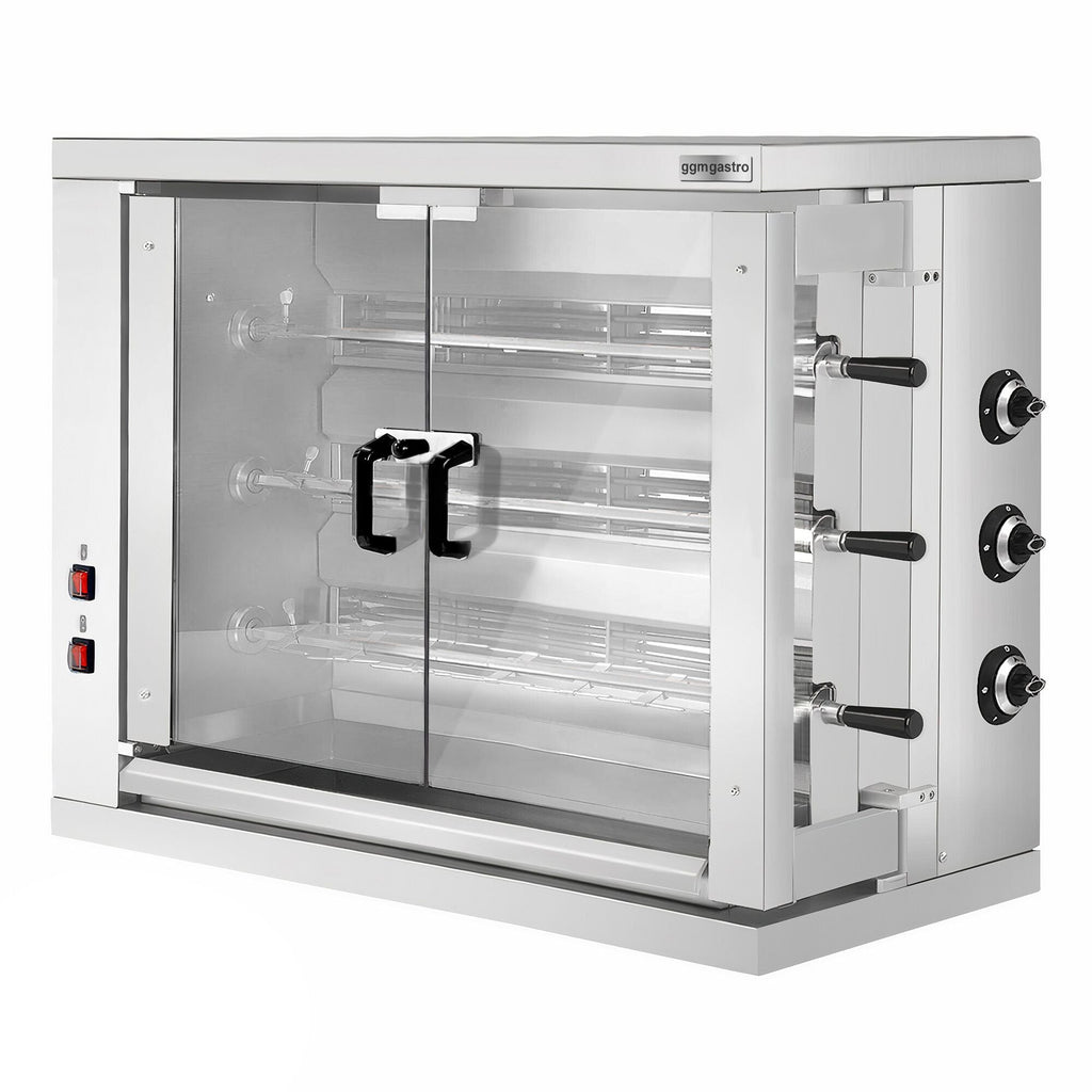 Electric Chicken Grill - 9,9KW - 18 chicken capacity, 3 Şişli