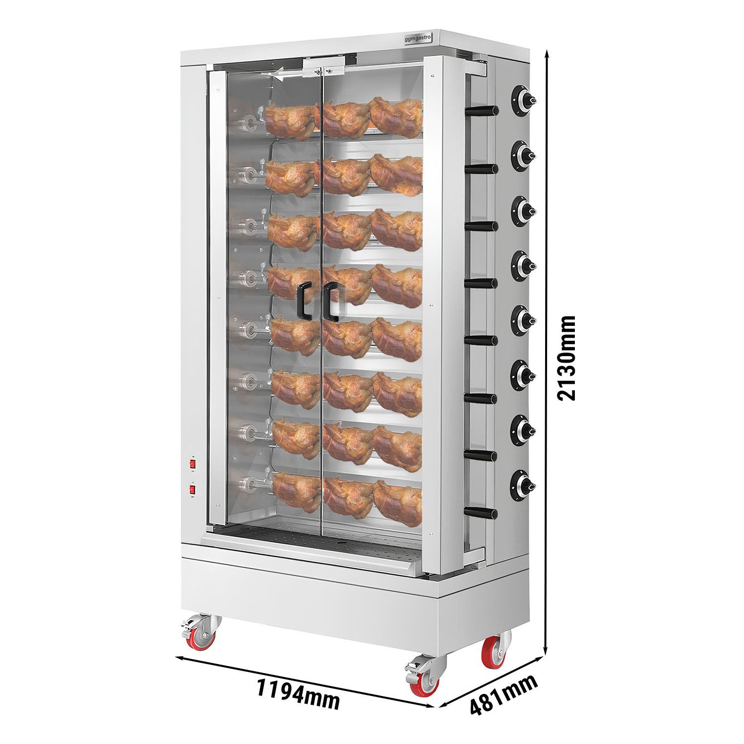Electric Chicken Grill - 26.4kW - 48 Chicken Capacity, 8 Şişli