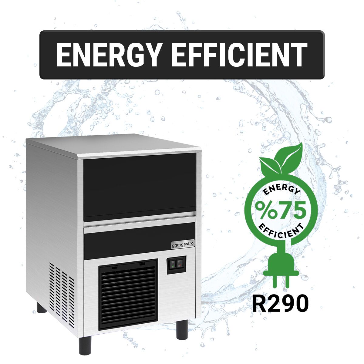 Ice Machine - Cylinder- 37 kg / 24 h
