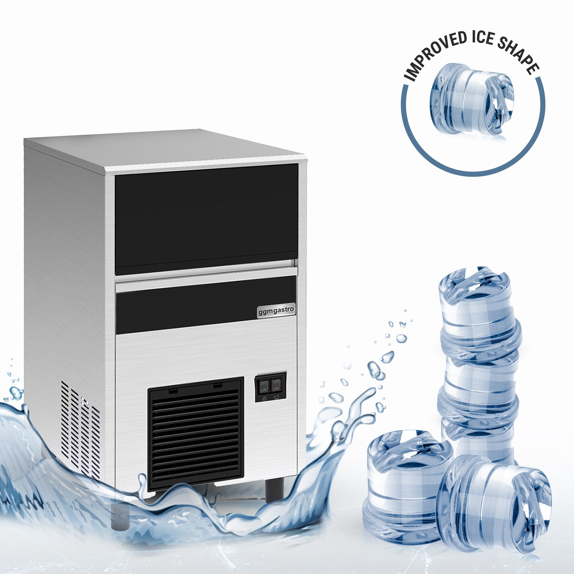 Ice Machine - Cylinder - 57 kg / 24 HA