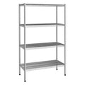 Stainless Steel Shelf - 1070x360mm - 4 wire shelves (fixed)
