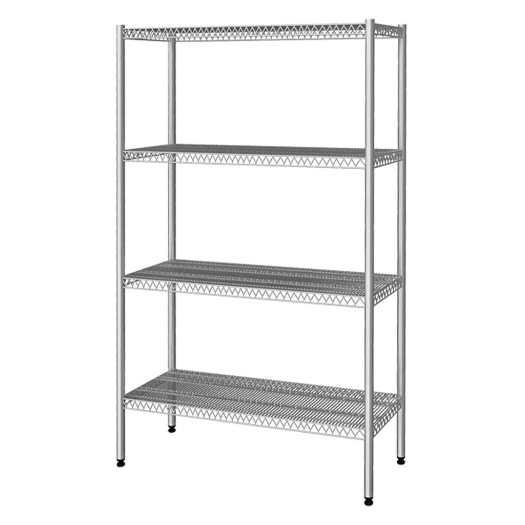 Stainless Steel Shelf - 1070x360mm - 4 wire shelves (fixed)