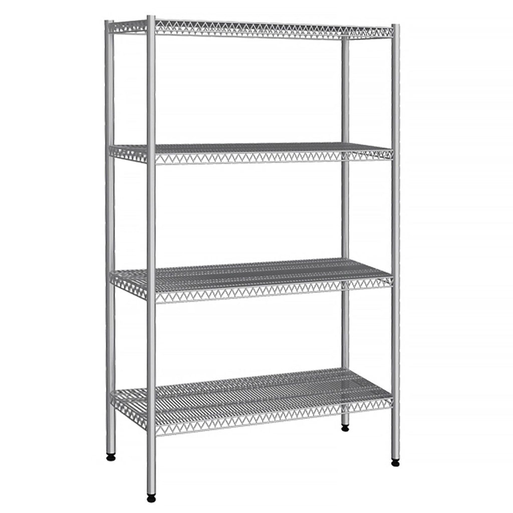 Stainless Steel Shelf - 1070x460mm - 4 wire shelves (fixed)