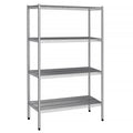 Stainless Steel Shelf - 1070x460mm - 4 wire shelves (fixed)