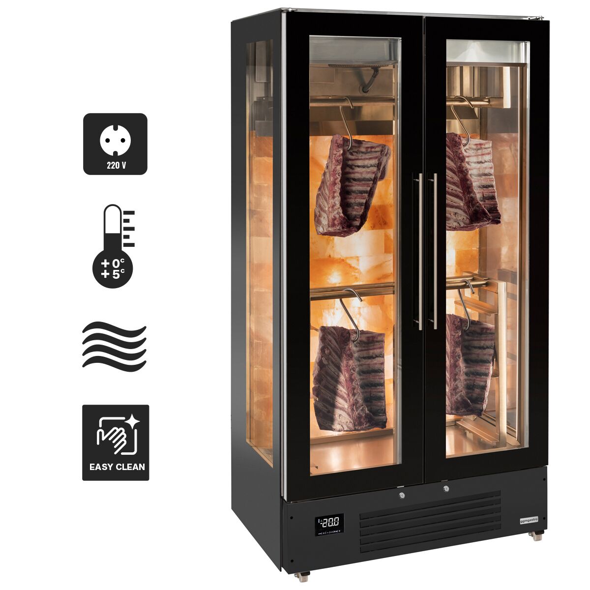 Meat Maturation Cabinet - 1.0 x 0.69 m - 2 glass doors