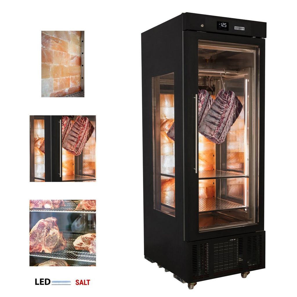 Meat Maturation Cabinet 0.70 m - 1 Glass Door - Black