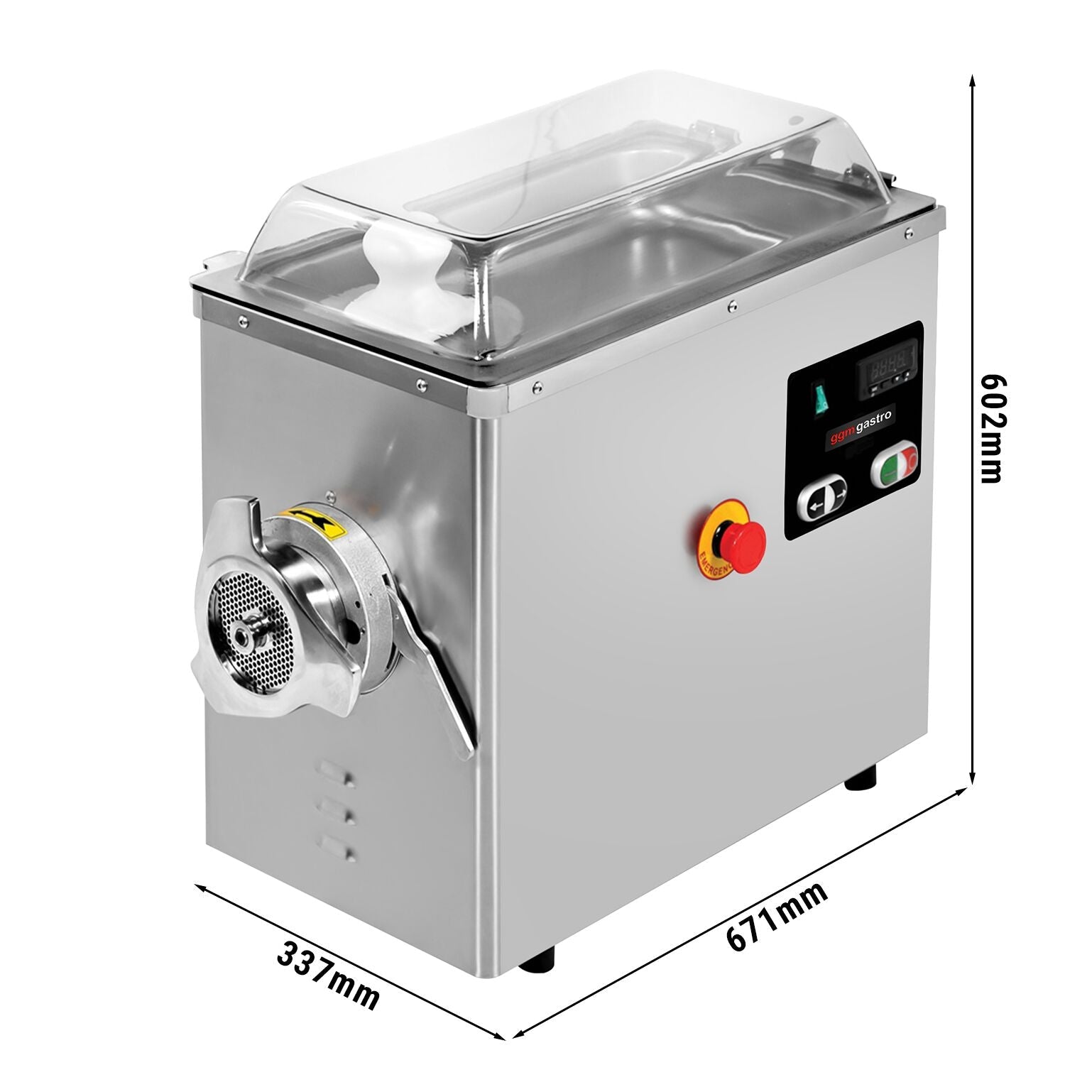 ELECTRIC MINE MACHINE - 400 kg/HA - 1.5 kW - 1400 rpm- cooled