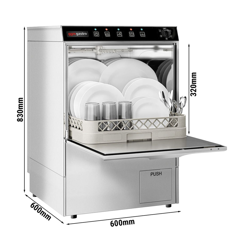 Dishwasher - 3,55 kW - release, polisher and detergent pump
