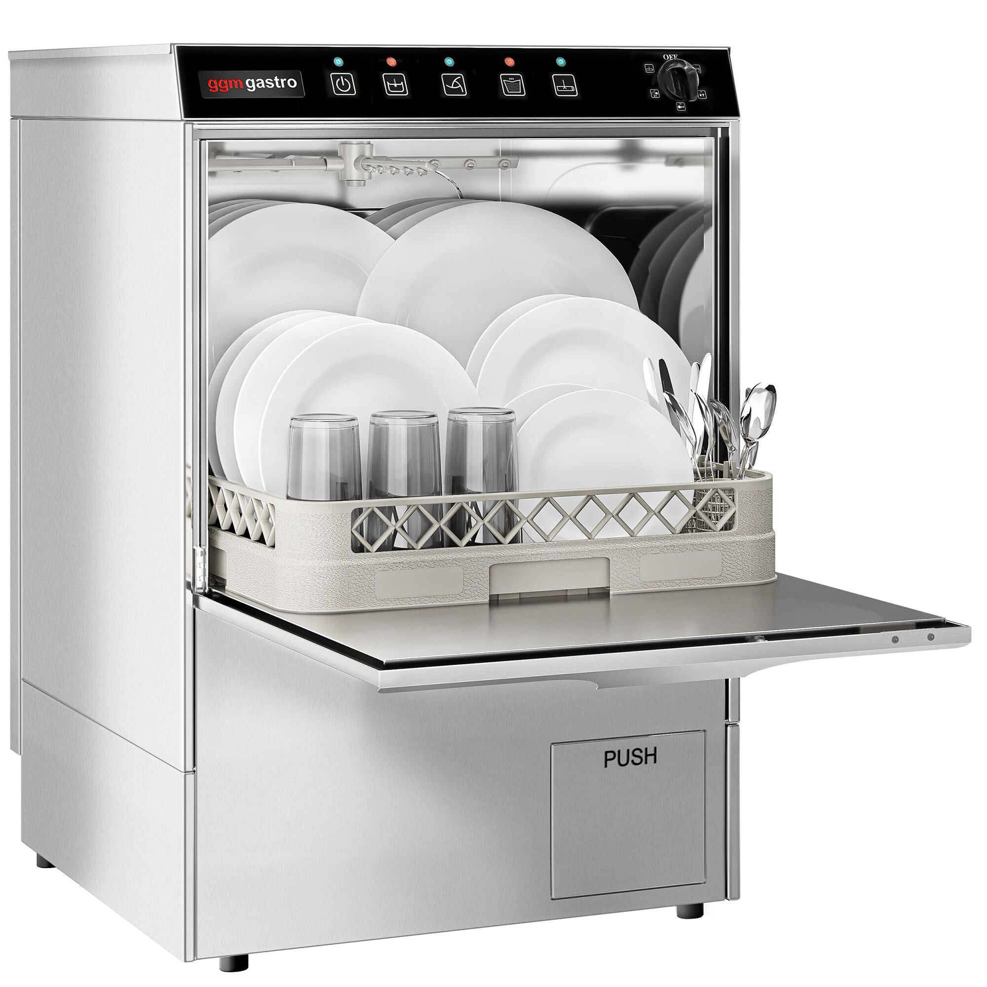 Dishwasher - 3,55 kW - release, polisher and detergent pump