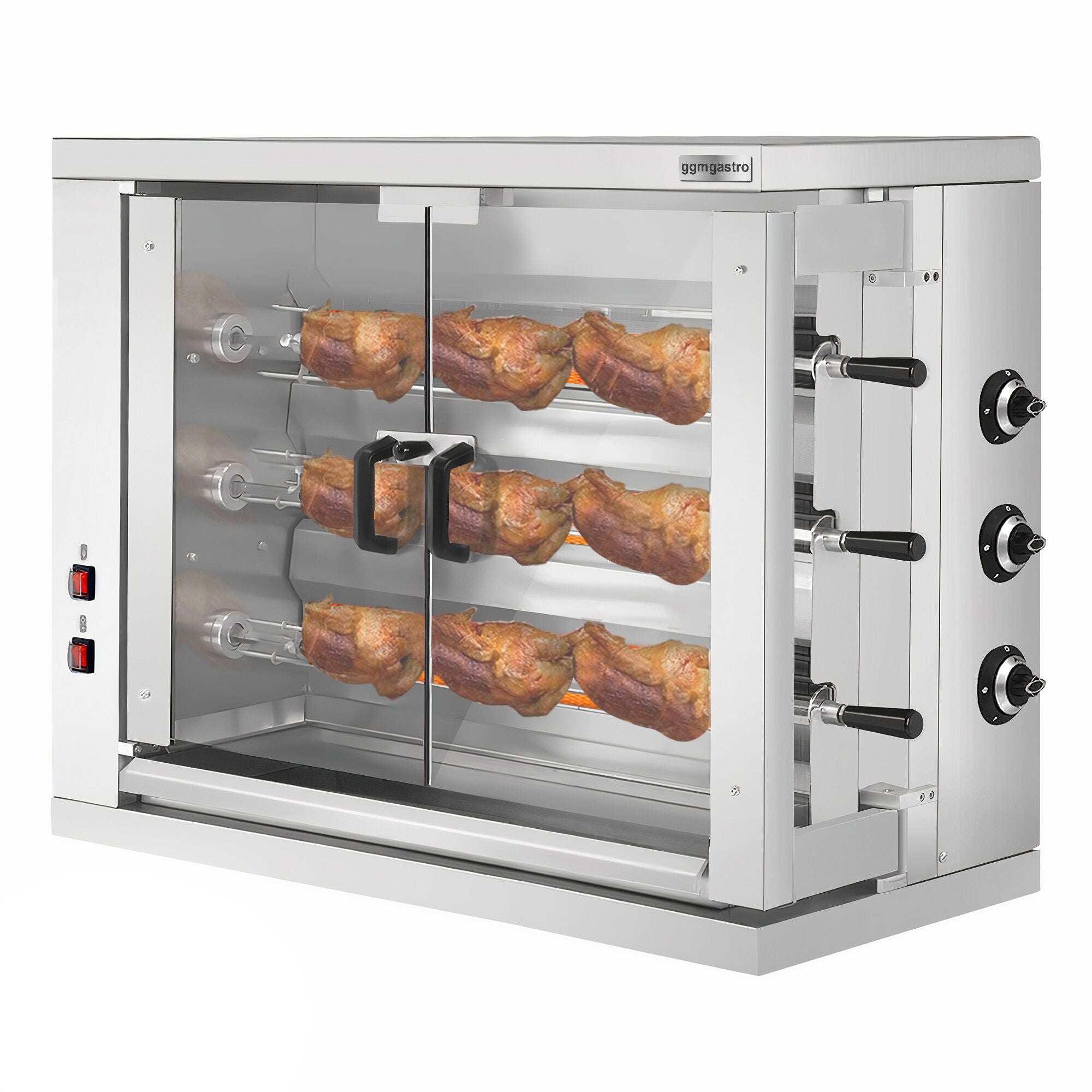 Gas Chicken Grill - 19.4 KW - 18 Chicken Capacity, 3 Şişli