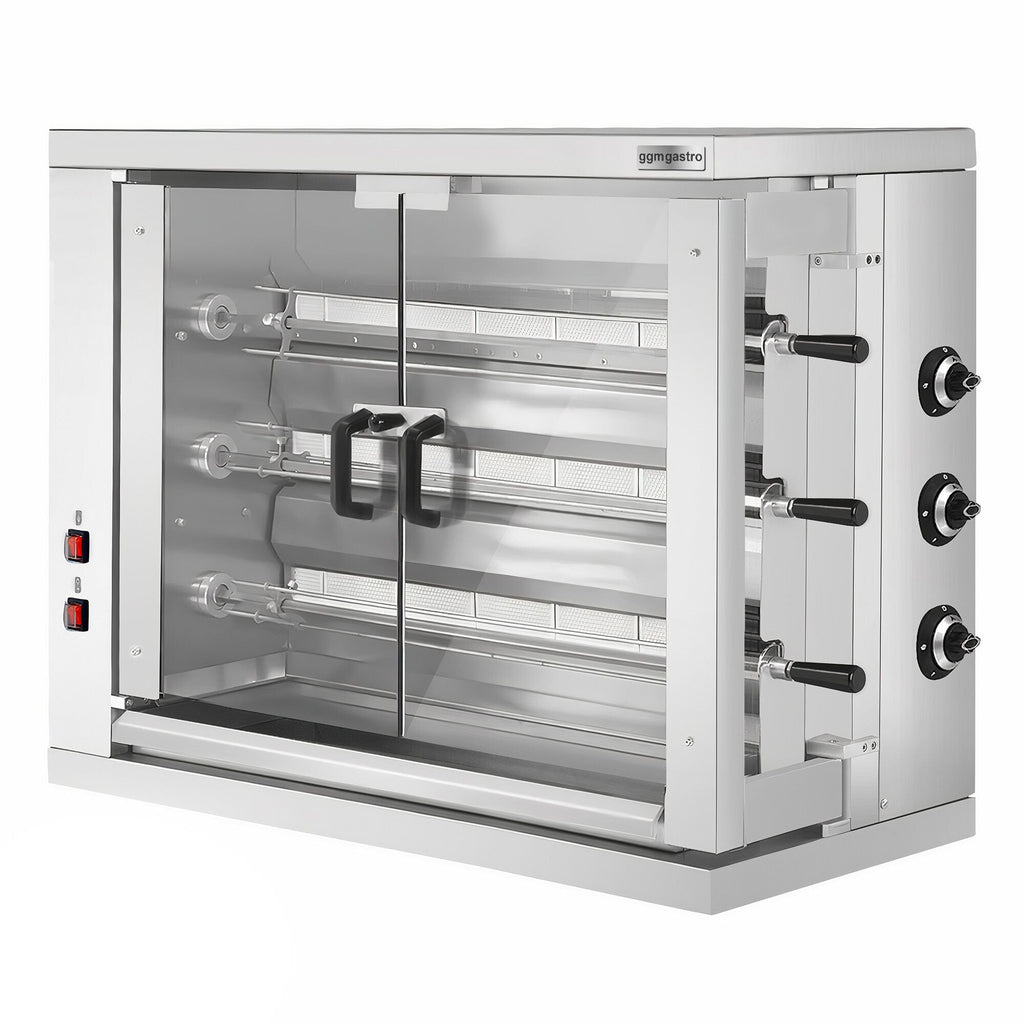 Gas Chicken Grill - 19.4 KW - 18 Chicken Capacity, 3 Şişli