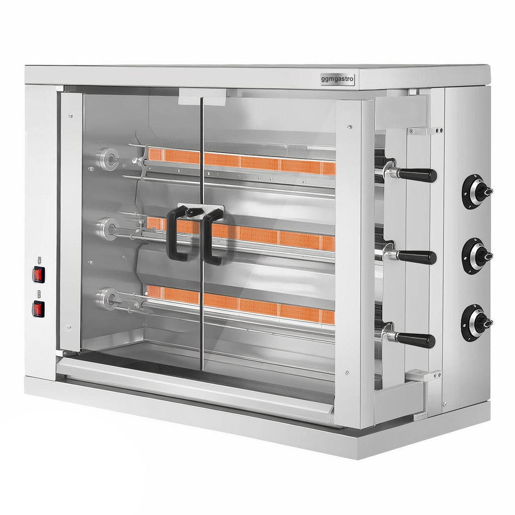 Gas Chicken Grill - 19.4 KW - 18 Chicken Capacity, 3 Şişli