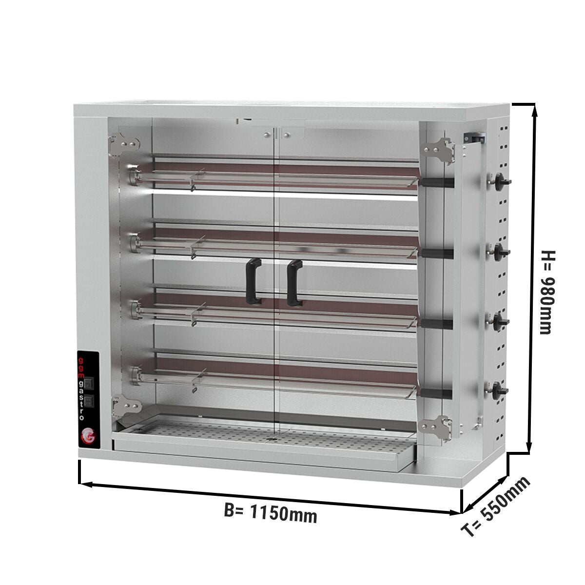 GAZLI PİKİÇ GROUP - 18.8 KW - For 20 Chicken - 4 Şişli