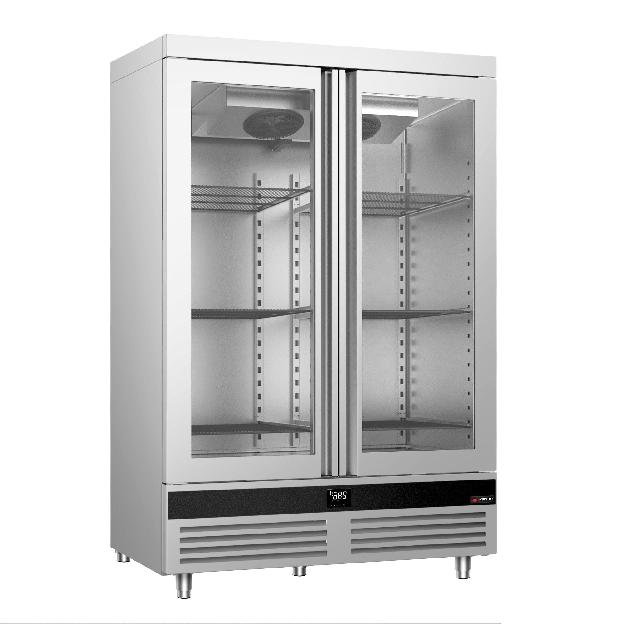 Refrigerator Premium - GN 2/1 - 1400 liters - 2 glass doors