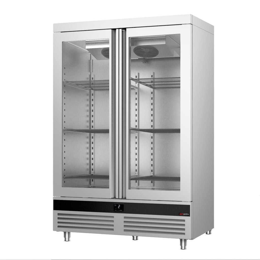 Refrigerator Premium - GN 2/1 - 1400 liters - 2 glass doors