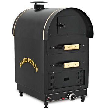 Gasted Kumped Furnace - 2 drawer - 500 x 700 x 950 mm for baked potatoes