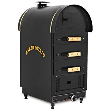 Gas Cake Furnace - 3 drawers - Baked Potatoes | Potato baking ovens | 500 x 700 x 1200 mm for gastro