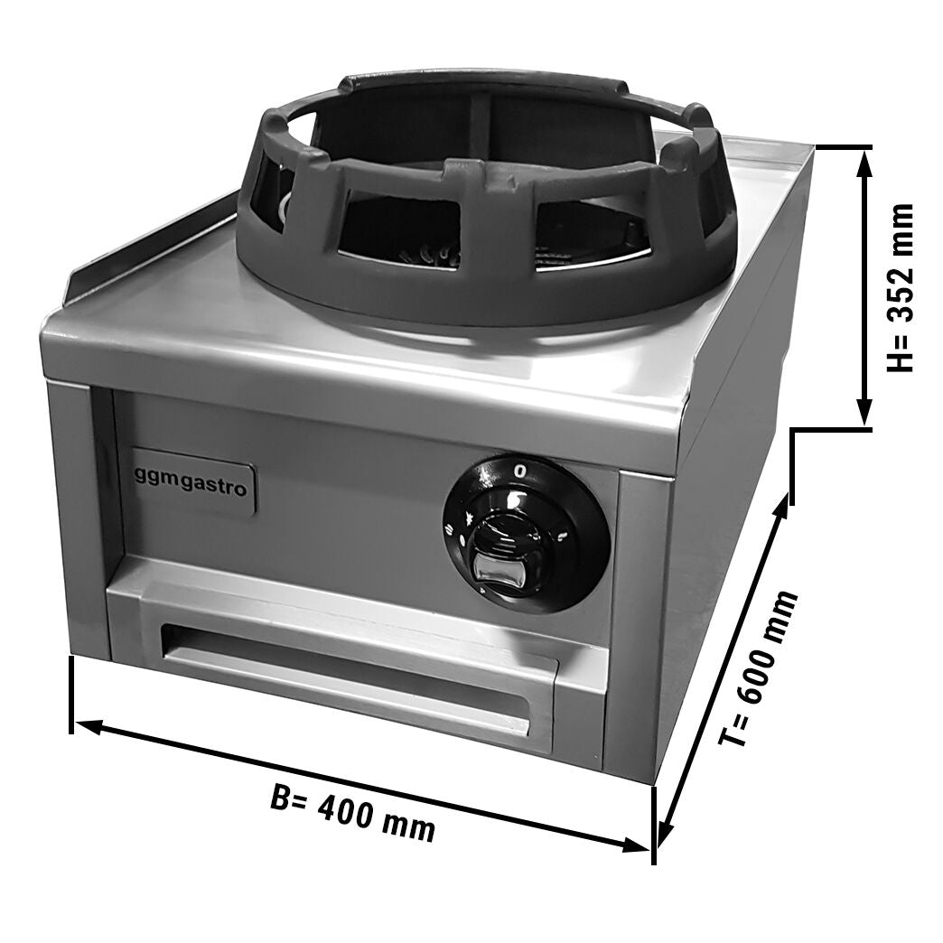 GAZLI WOK OCAK - 12 KW -1 EYE- Ø 285mm