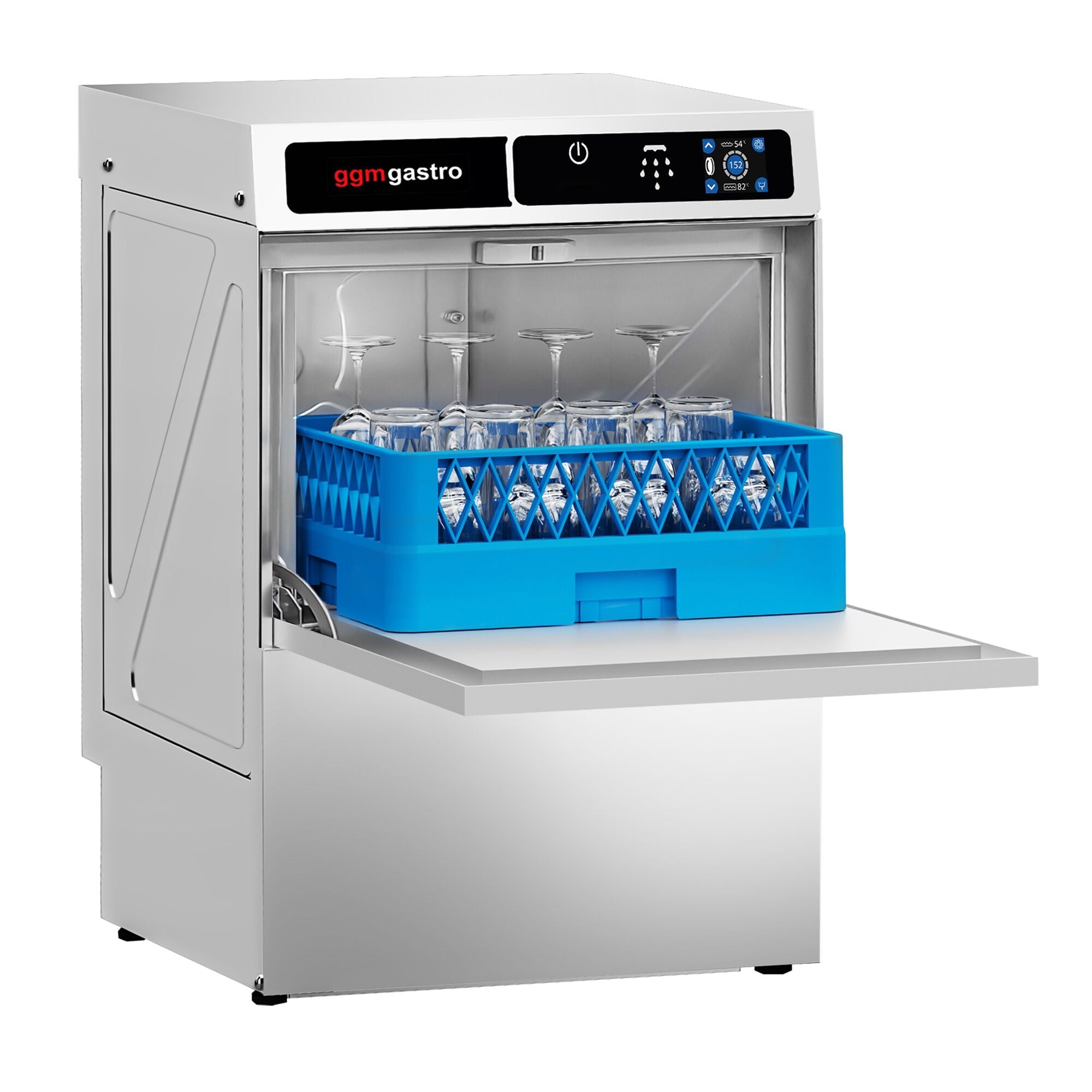 Cup washing machine - 3.30 kW - detergent, brightener and evacuation pump