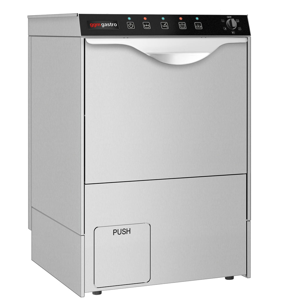 Cup washing machine- 3 kW - detergent, polishing & evacuation pump