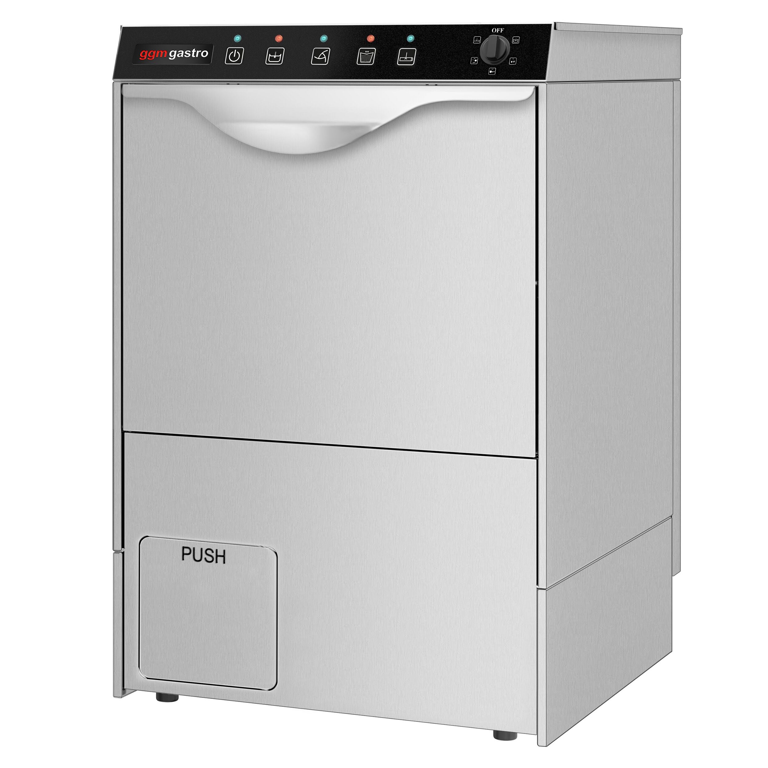 Cup washing machine- 3 kW - detergent, polishing & evacuation pump
