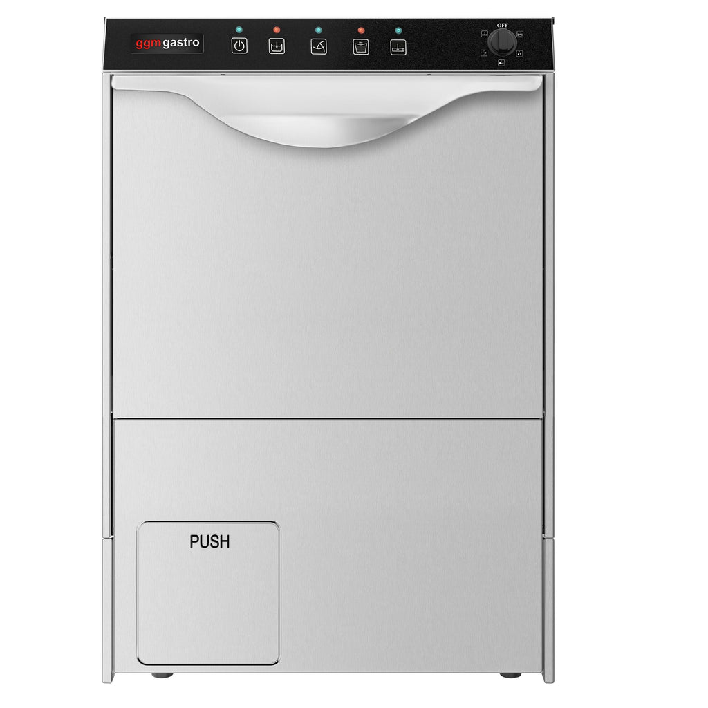 Cup washing machine- 3 kW - detergent, polishing & evacuation pump