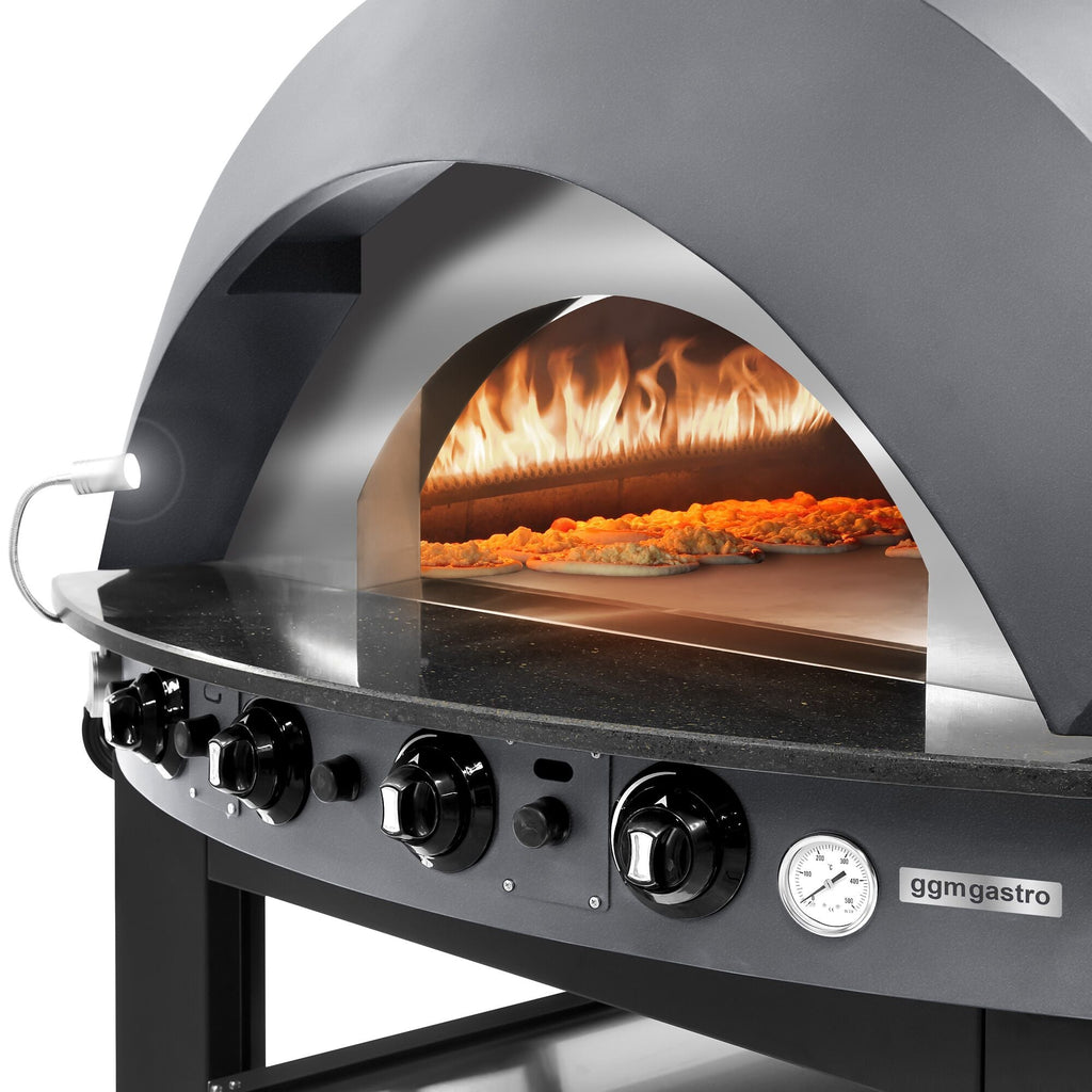 Gas Pizza Oven - 9x 25 cm - Manuel - (anthracite)
