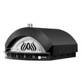 Gas Pizza Oven - 9x 25 cm - Manuel - (Black)