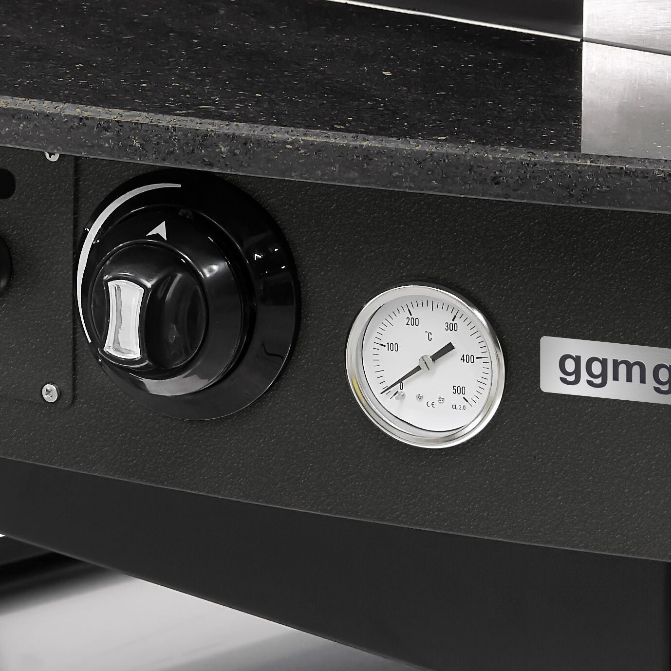 Gas Pizza Oven - 9x 25 cm - Manuel - (Black)