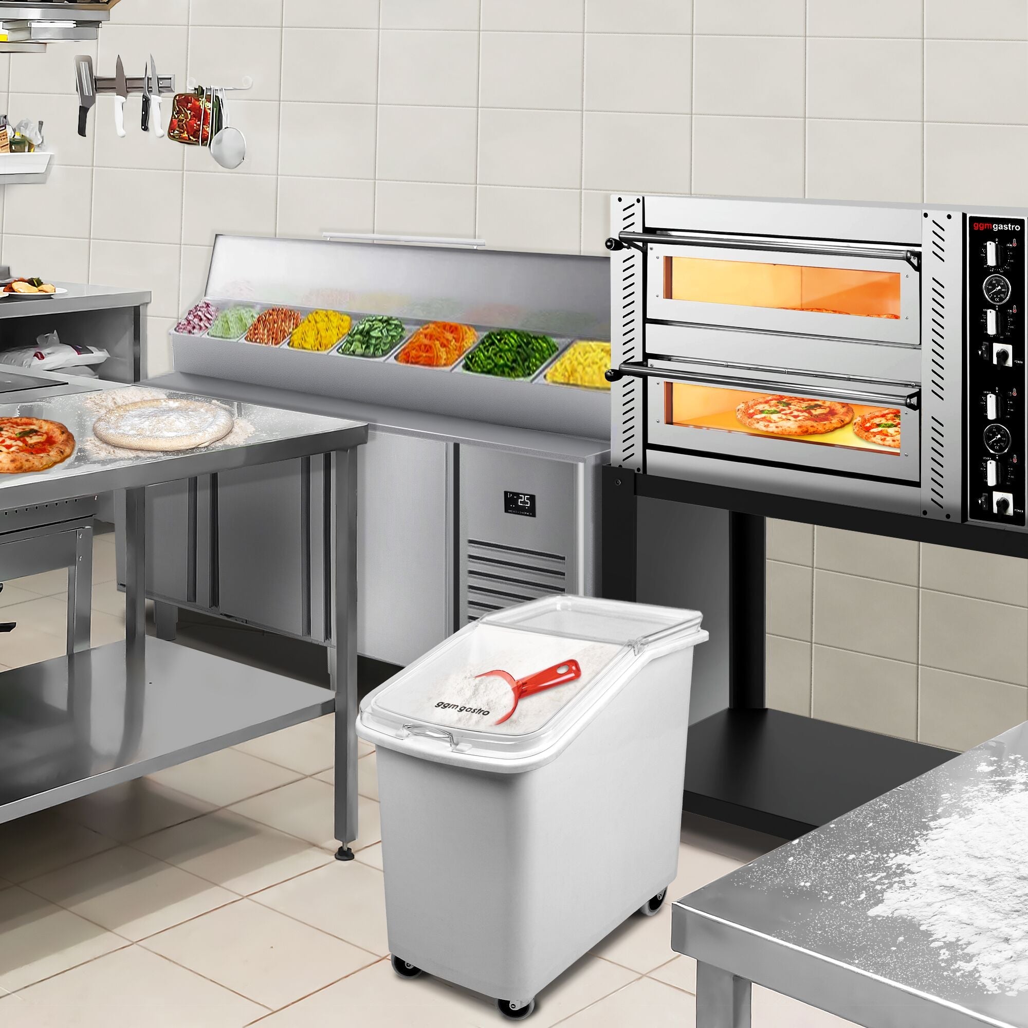 Electric Pizza Oven 4x 30 cm - Manuel