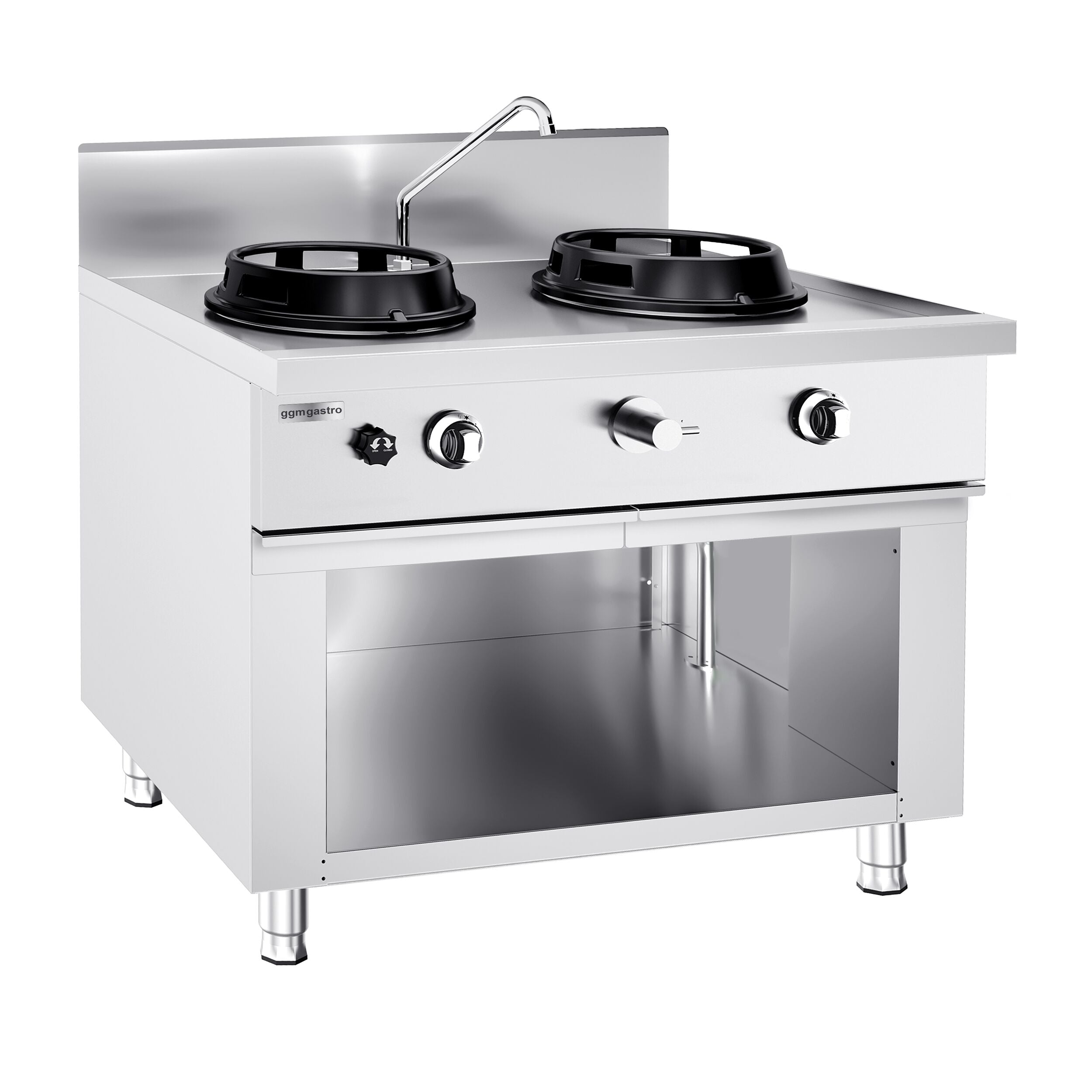 Gasli Wok January - 30 kW - 2 -eyed - 1 mini water column