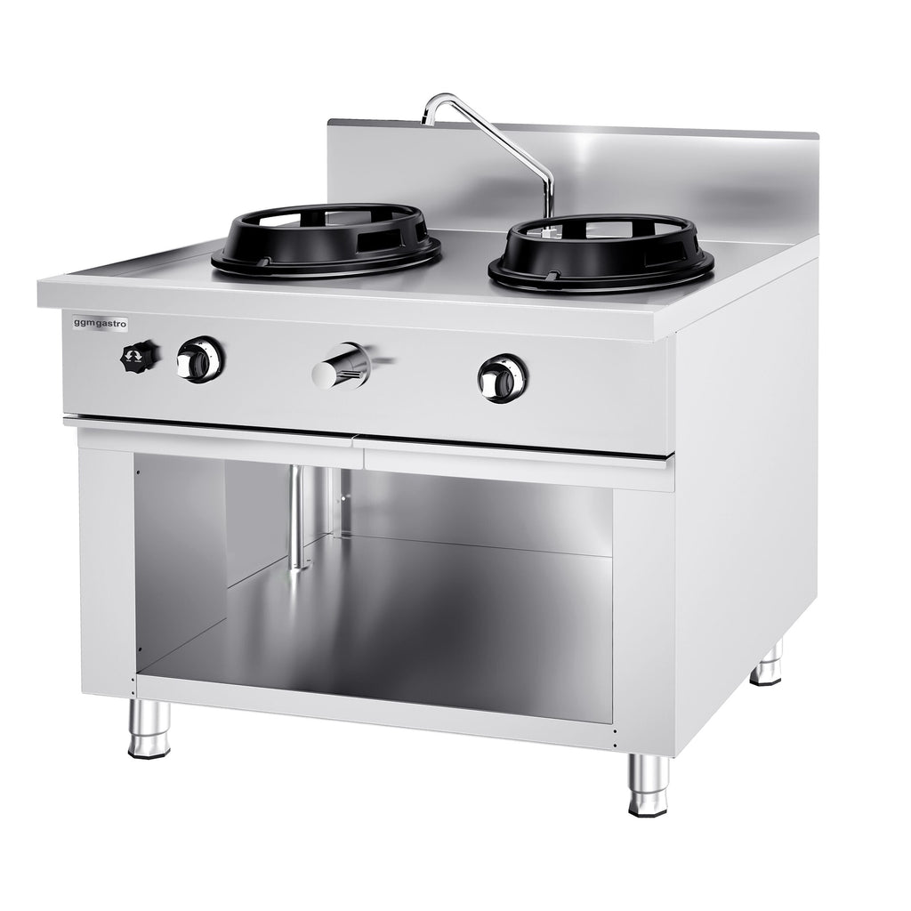 Gasli Wok January - 30 kW - 2 -eyed - 1 mini water column