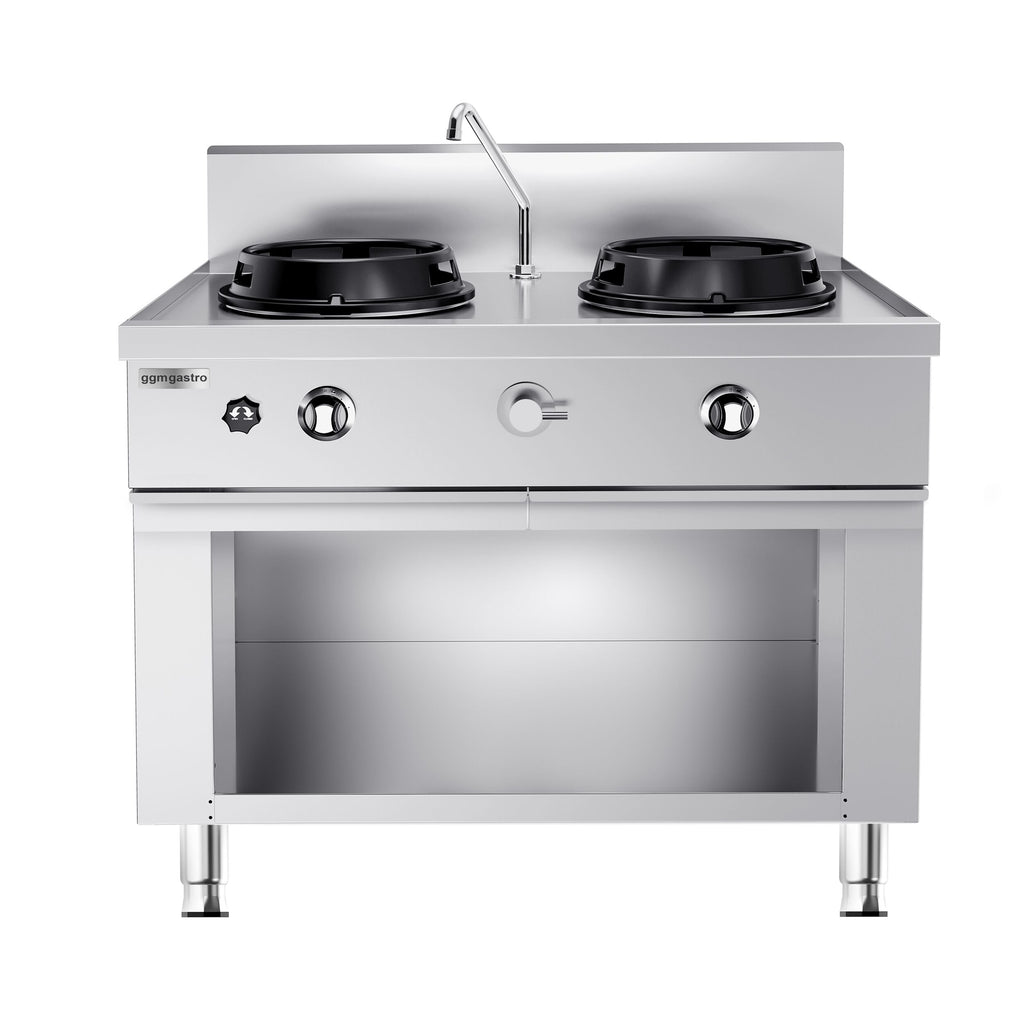 Gasli Wok January - 30 kW - 2 -eyed - 1 mini water column