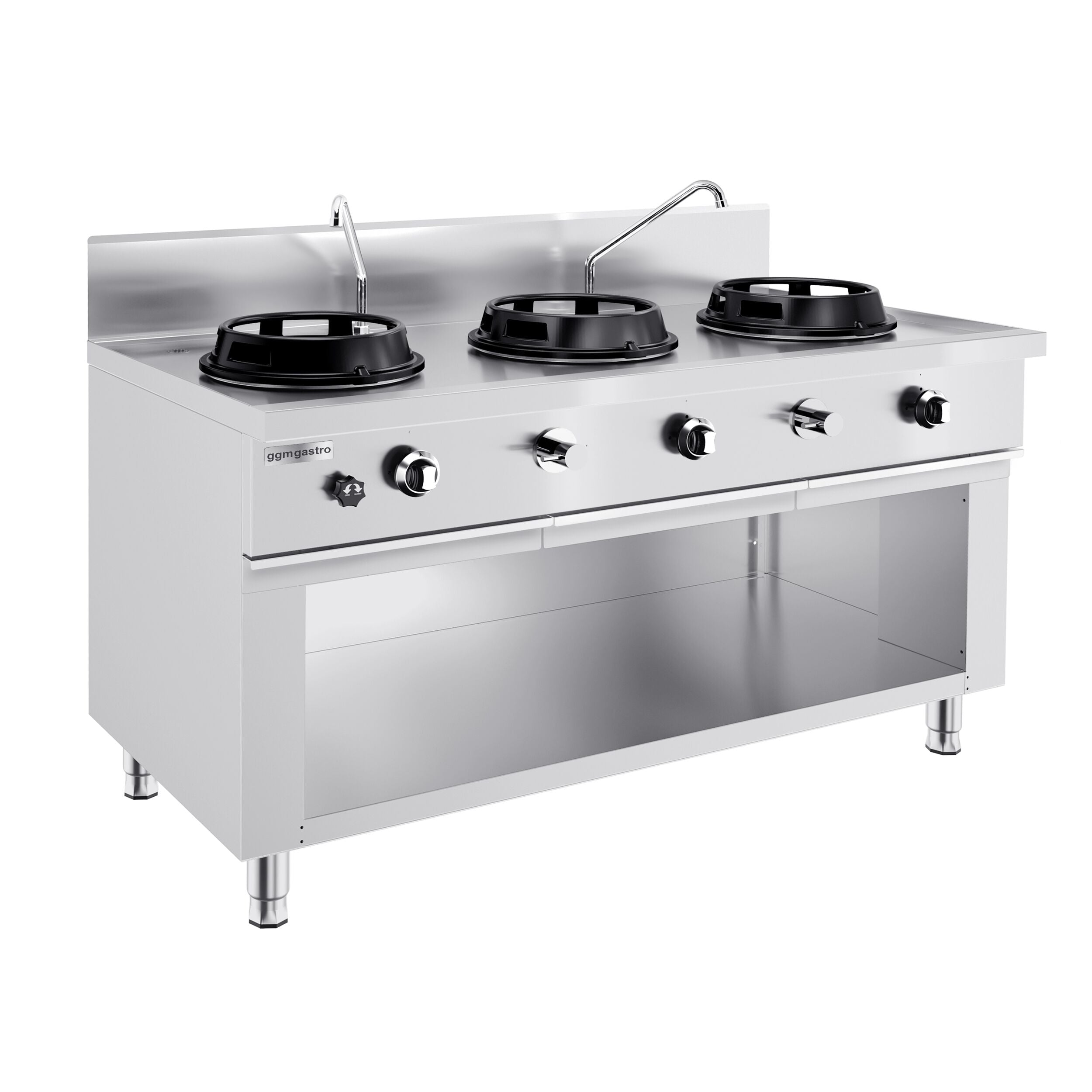 Gasli Wok January - 45 kW - 3 -eyed - 2 mini -water column