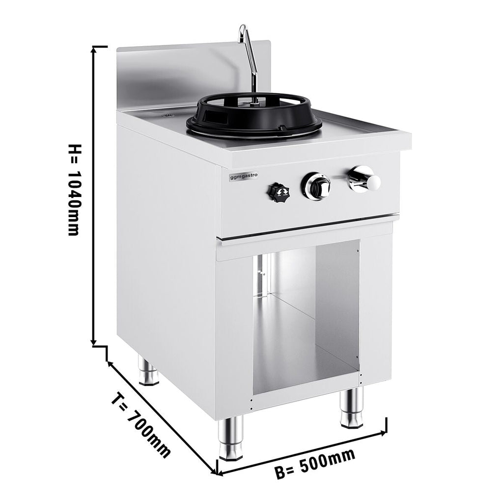 Gasli Wok January - 15 kW - 1 -eyed - 1 mini water column