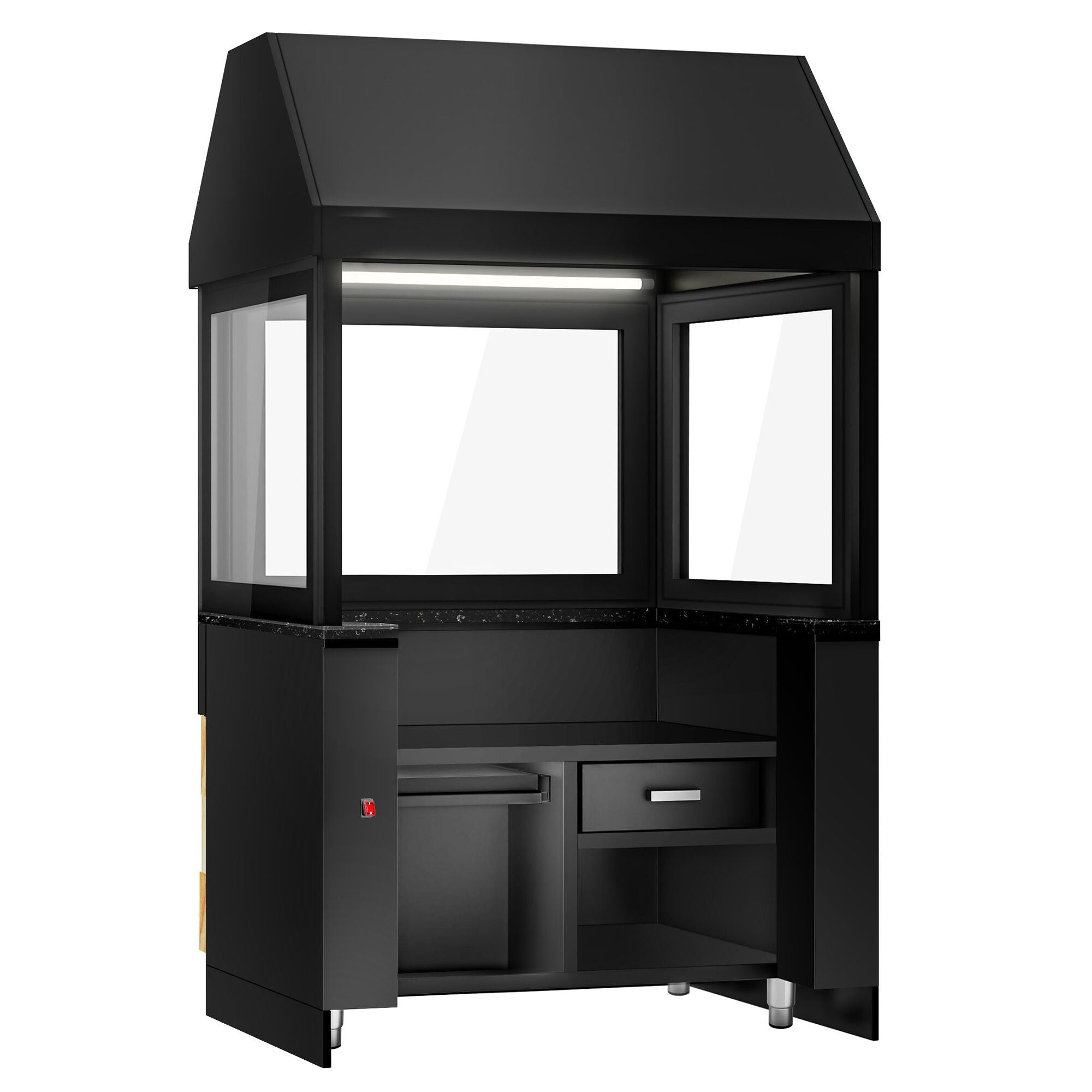 Toronto -1100mm - 1100mm - black granite working counter