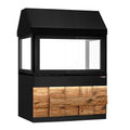 Toronto for wood coal grill - 1500mm - black granite work machine